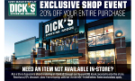 GLL 20% Off Weekend at DICK'S Sporting Goods